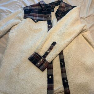 Wrangler Retro Fleece Flannel Jacket Never Worn XL